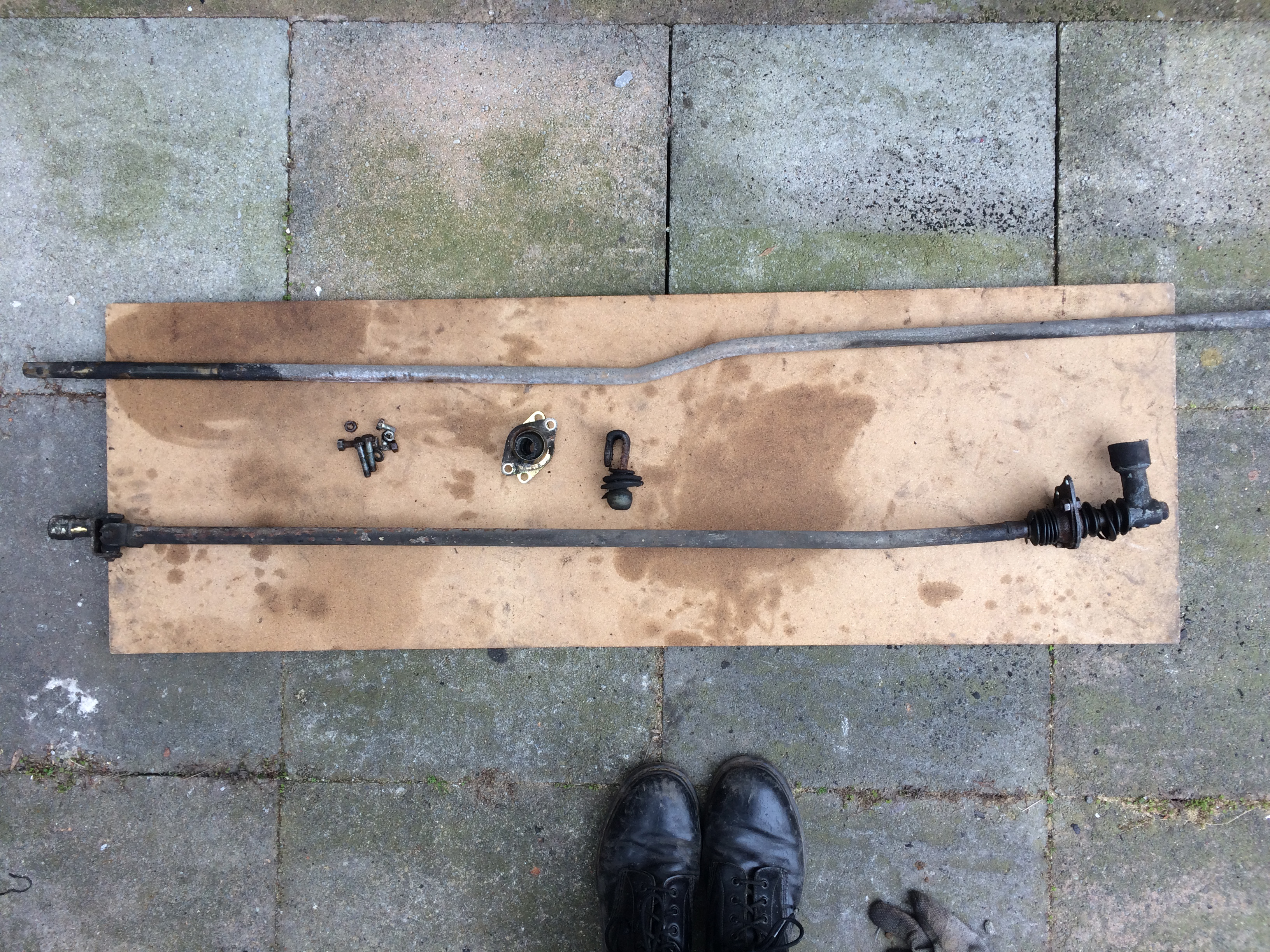Gear Linkage parts removed from van
