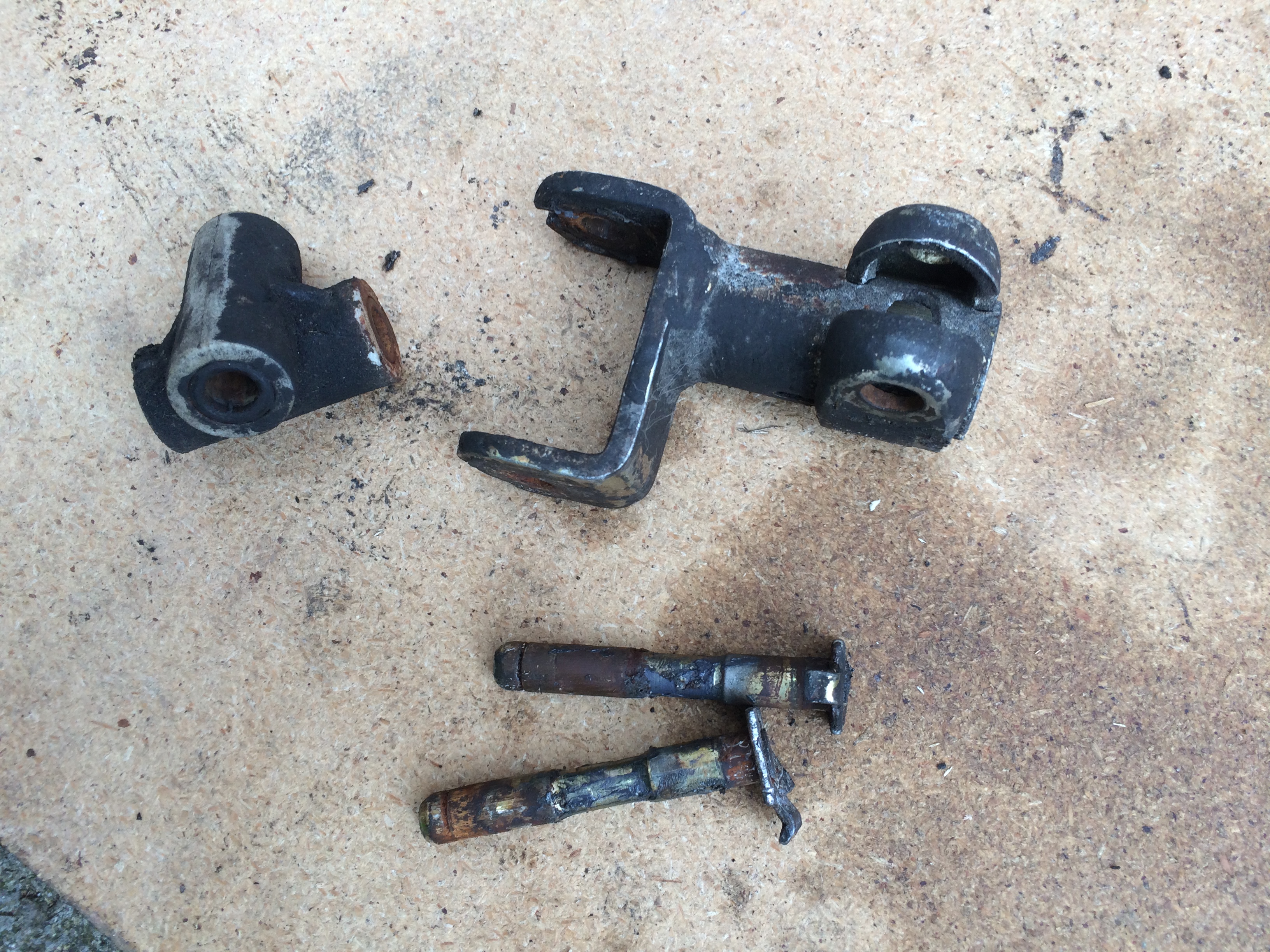 Dismantled Gear Linkage Joint