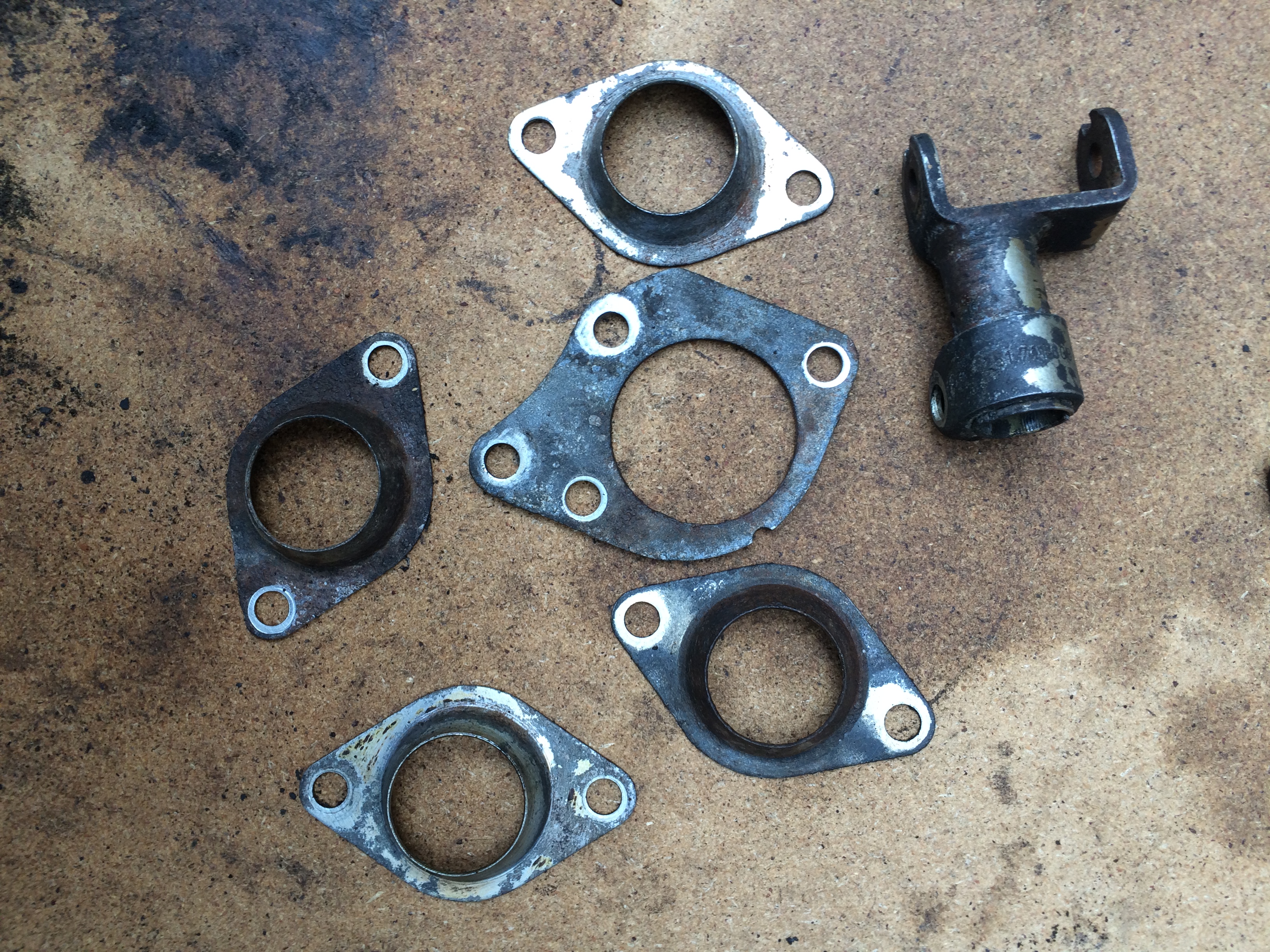 Flanges, Support Bracket and Joint to be reused