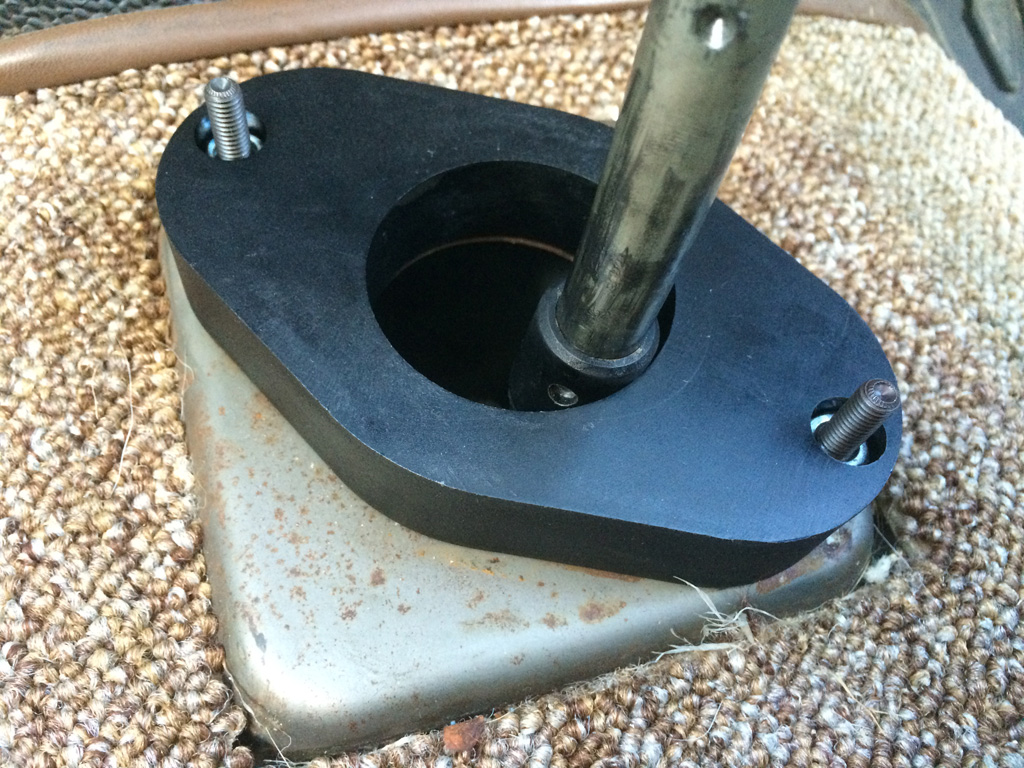 Put spacer onto bolt extensions