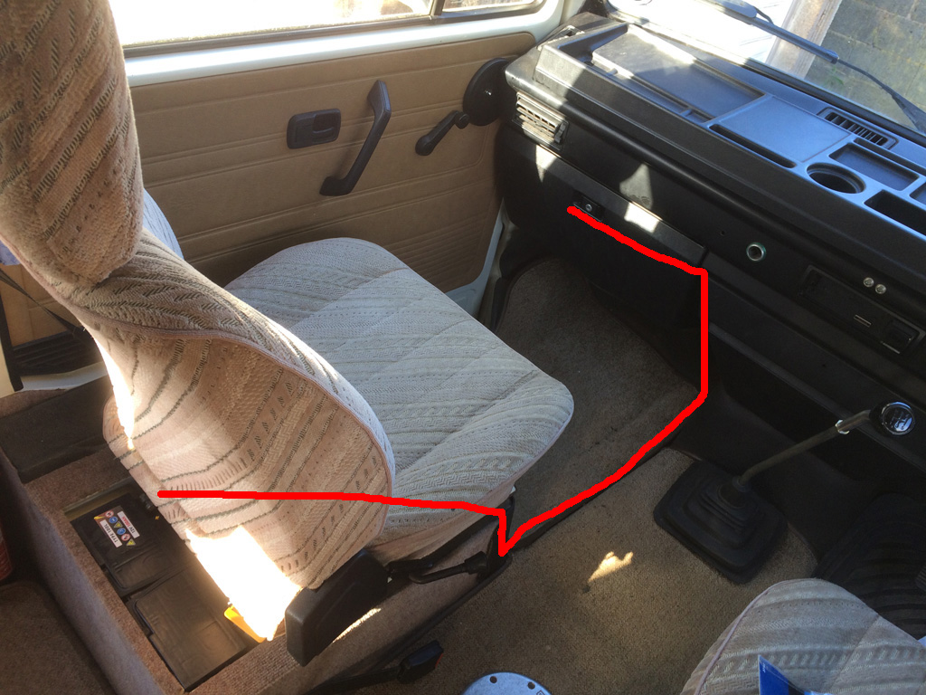 Route the new wiring will take