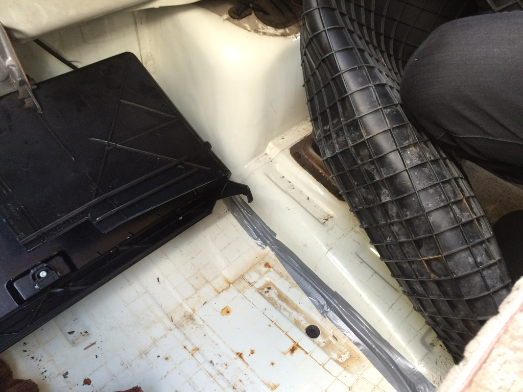 Sleeve secured in place