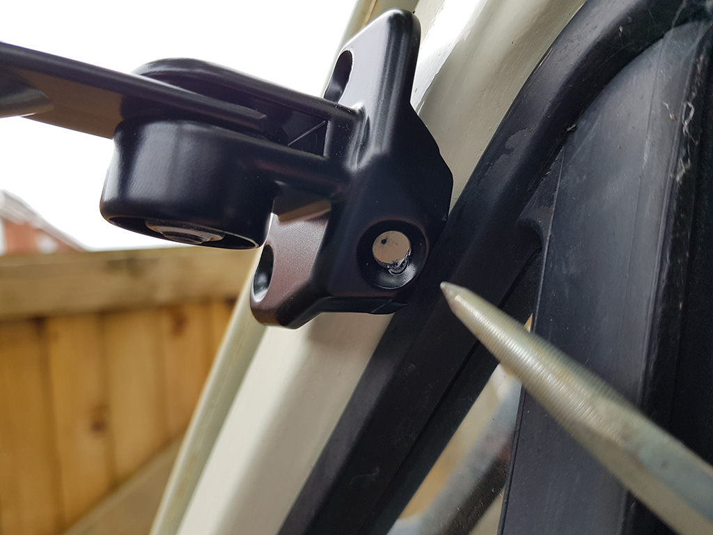 Marking hole position with punch