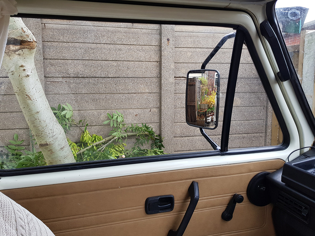 Truck mirror - left side