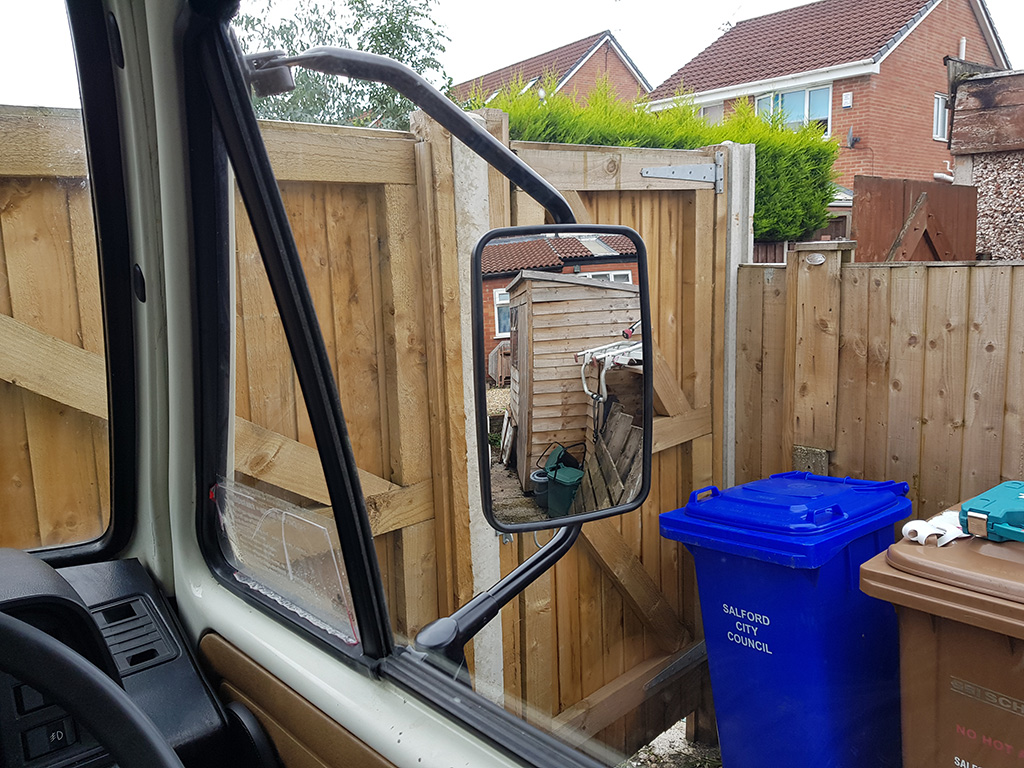 Truck mirror - right hand side
